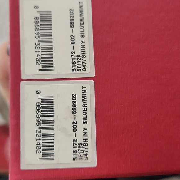 Salvatore Ferragamo Rainbow Silver/Mint Aviator Sunglasses AUTH - Picture 5 of 11